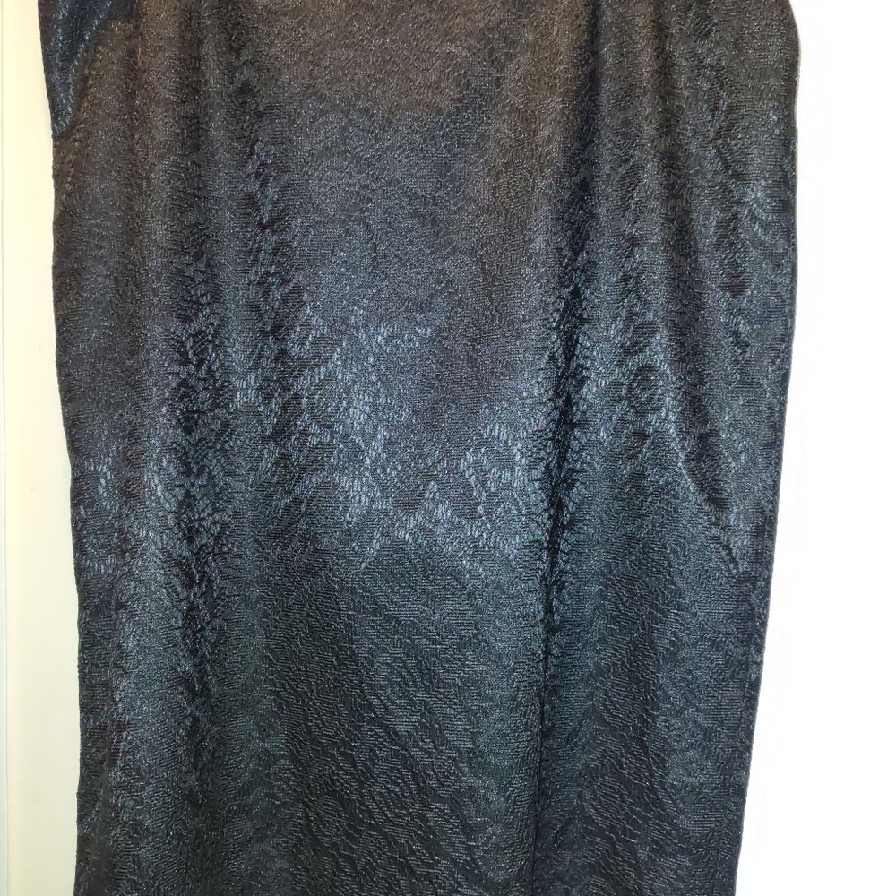 Black lace skirt